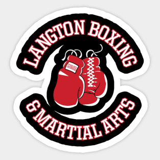 Langton Boxing & Martial Arts Sticker